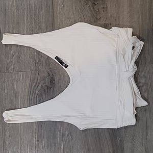 White crop top